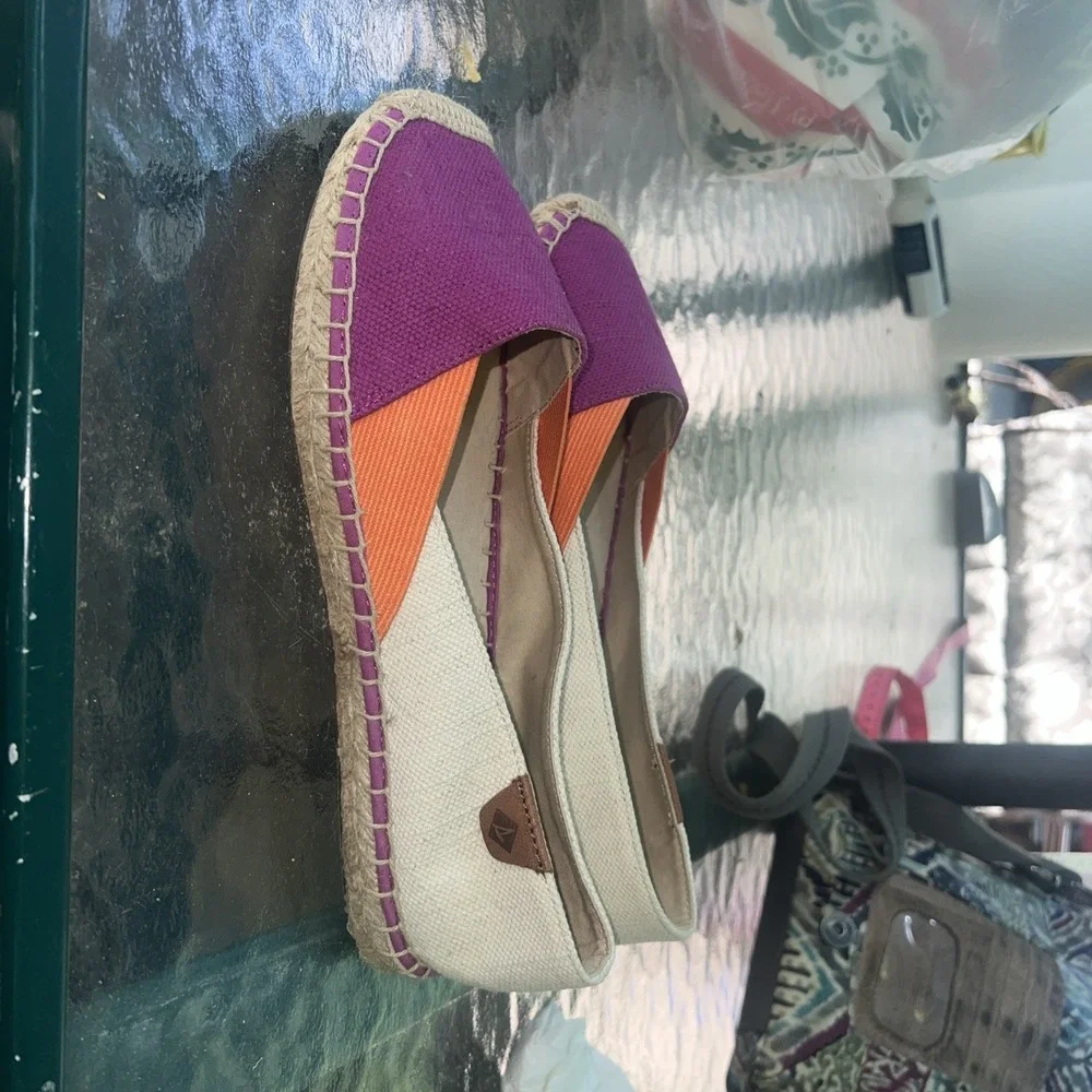 Sperry colorblock canvas